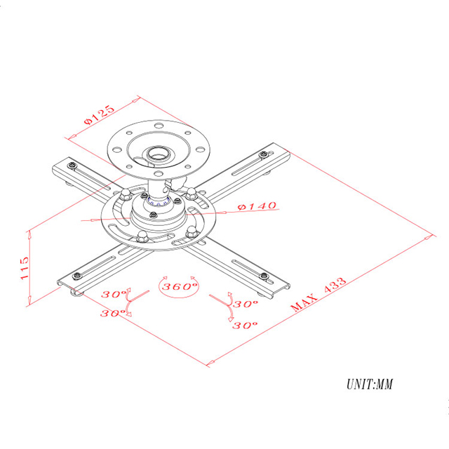 Support de projecteur JYPJ-017