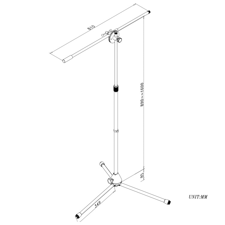 Pied de micro JYTS-204