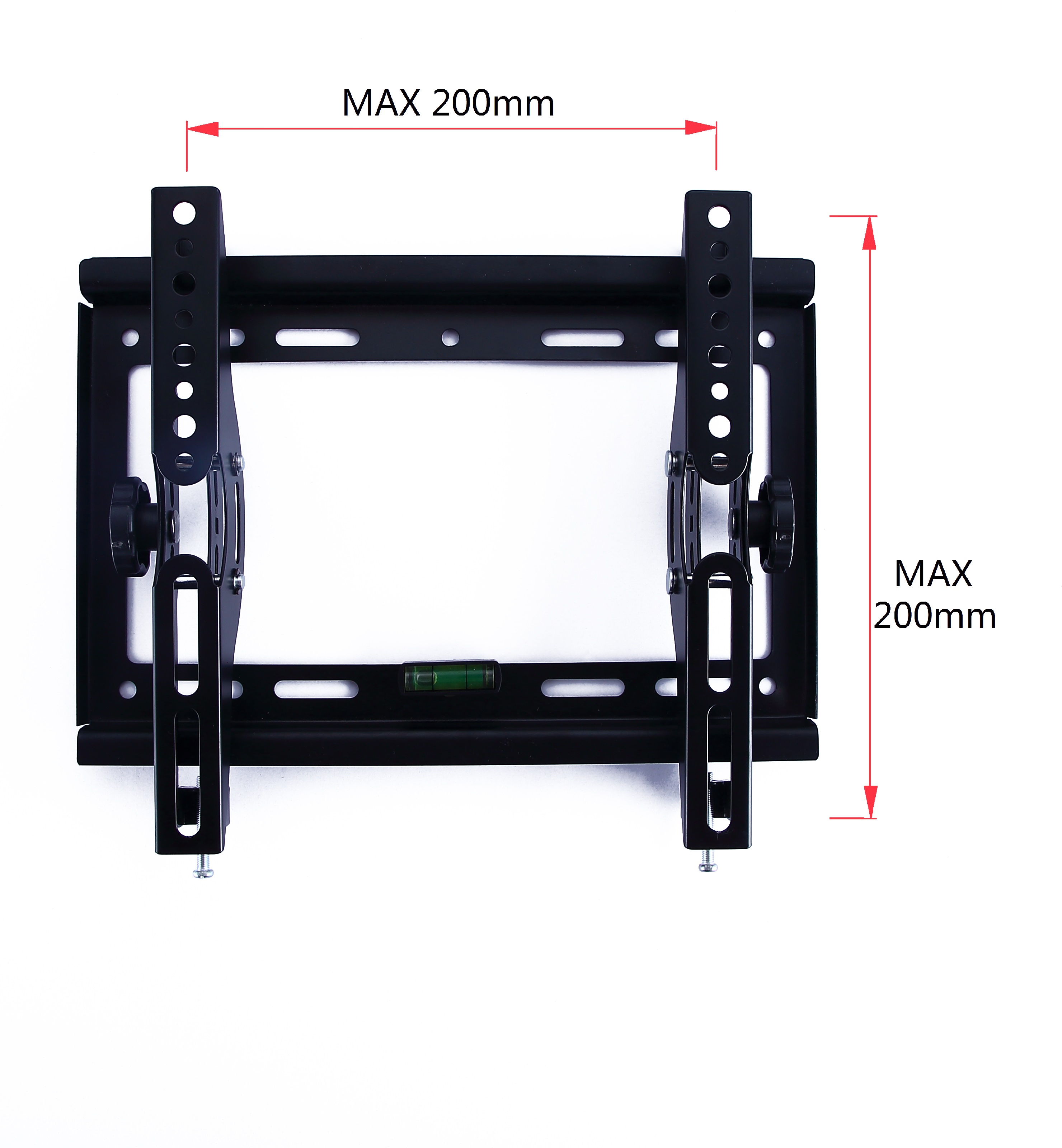 LED/LCD/LED Plat & Incurvé VESA 200x200mm, Support TV Montage Mural